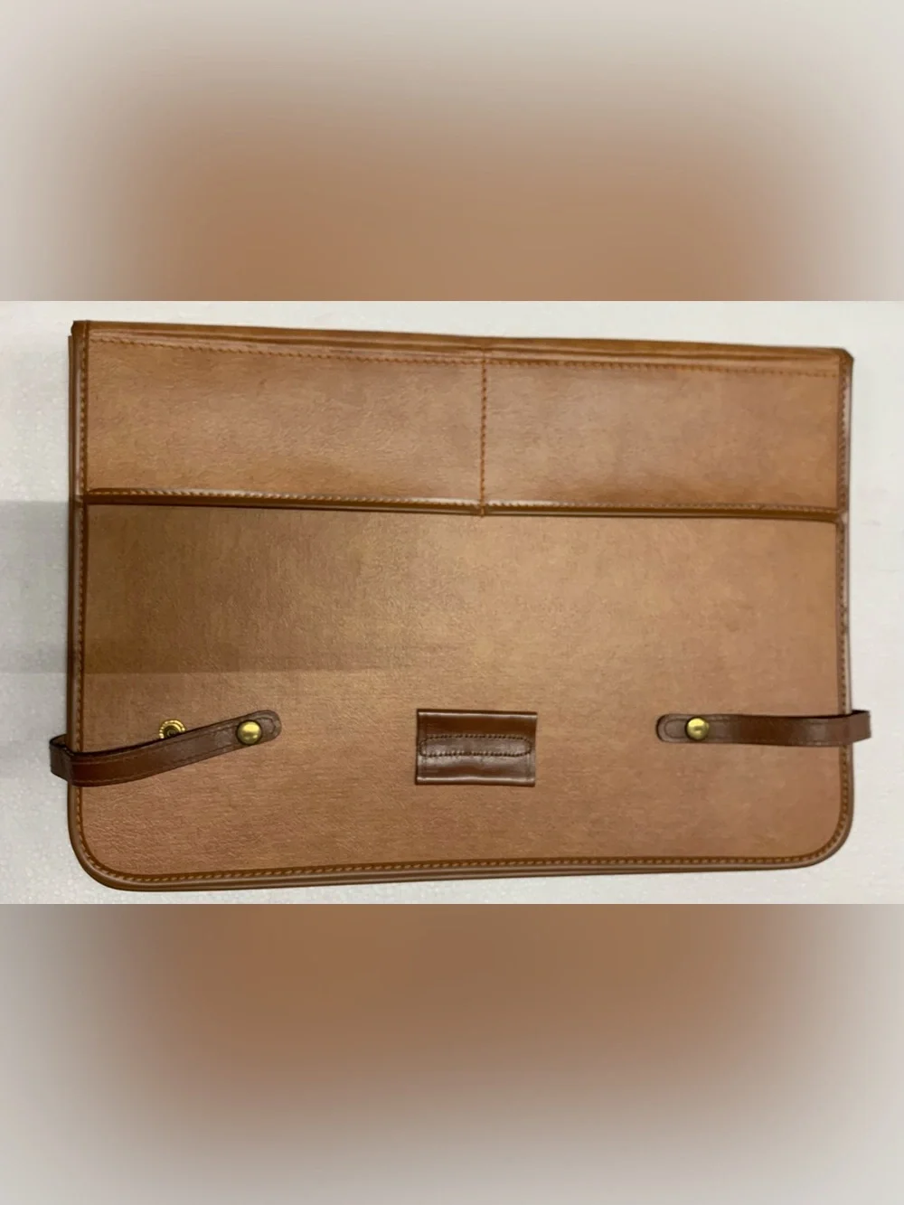 N/A leather briefcase case